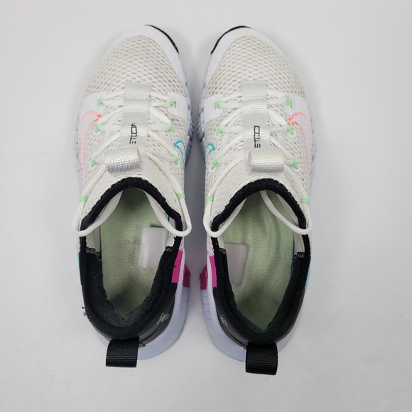 Nike Free Metcon 3 Men's Flash Crimson Aqua White Shoes CJ0861-120 US Size 10.5 - Picture 5 of 9